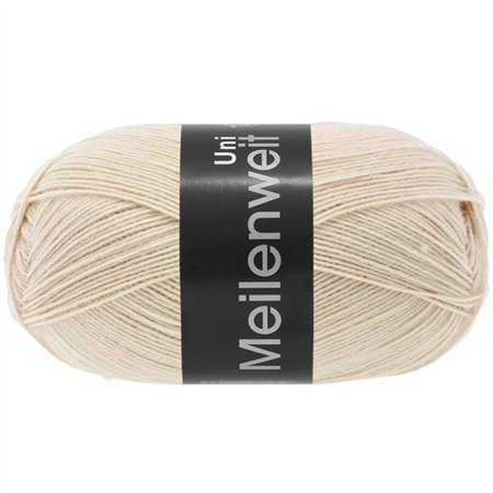 Meilenweit Uni 100 Coquille d'oeuf 1391
