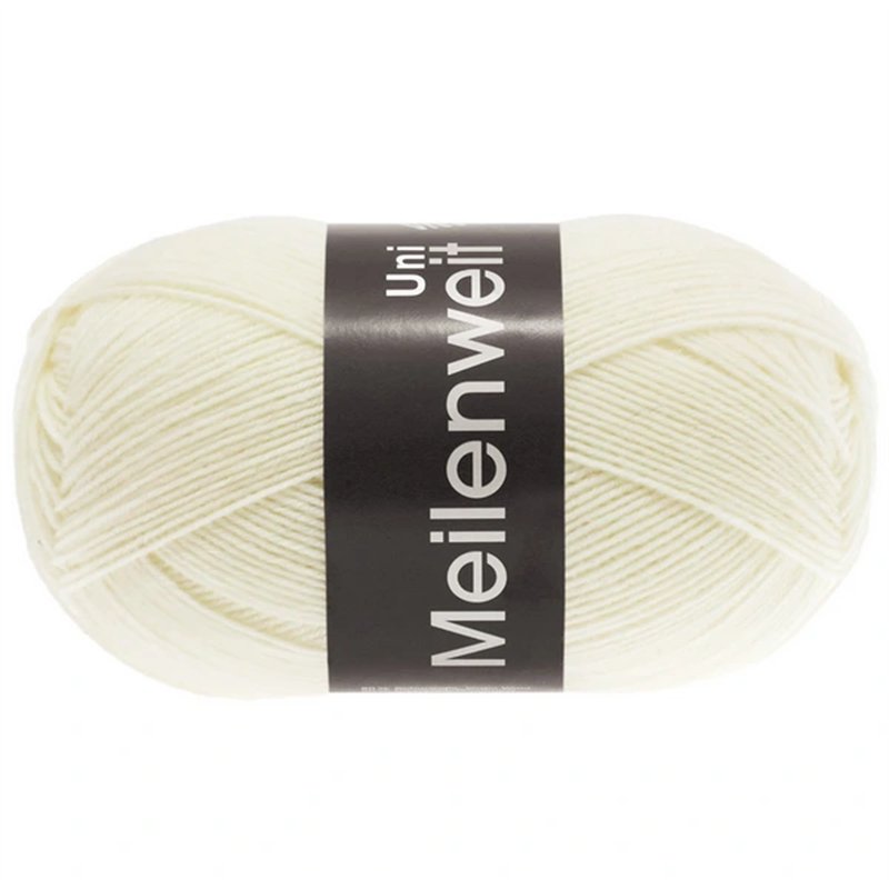 Meilenweit Uni 100 blanc Cassé 1113