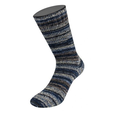 Lana Grossa Meilenweit 100 Denim Mix Black 4658