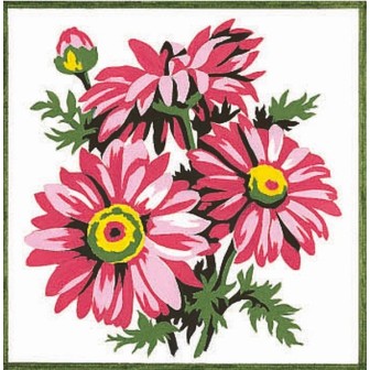 Borduurpakket Bloemen 3