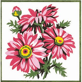 Kit canevas Fleurs 3