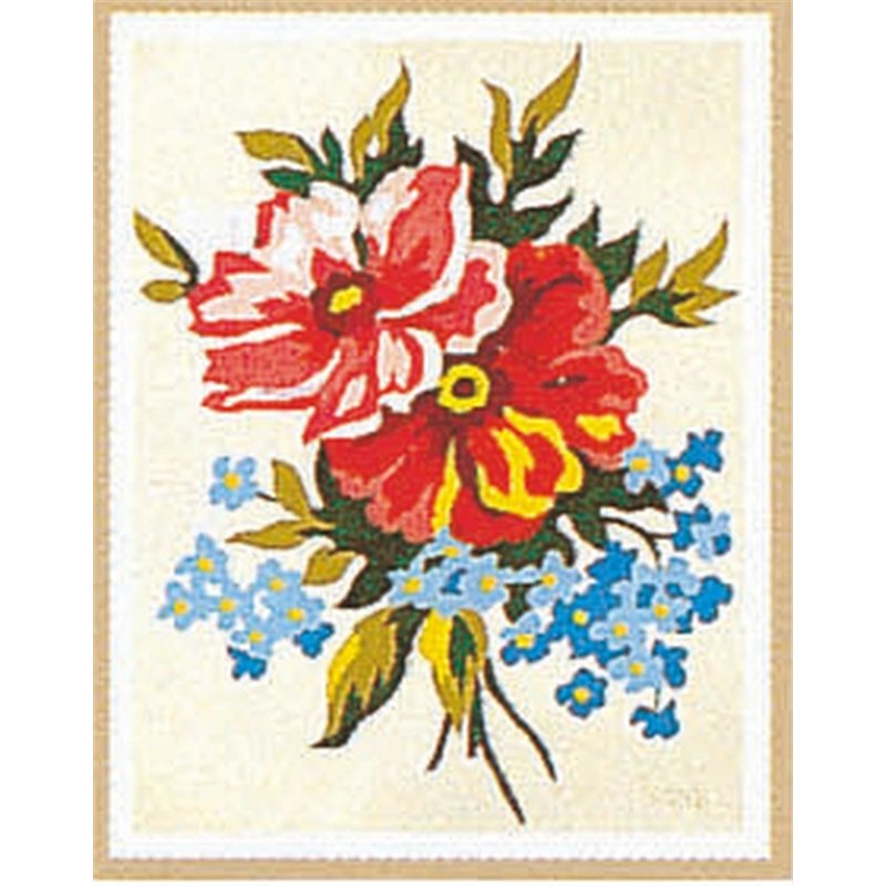 Kit canevas Fleurs 4