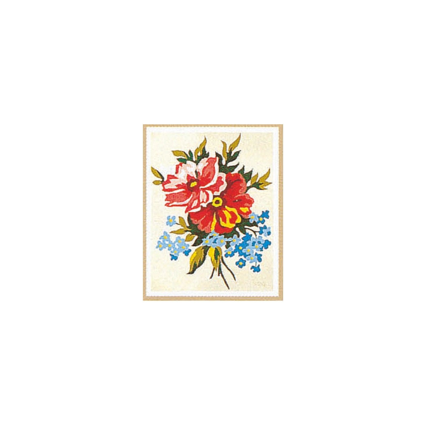 Embroidery kit Flowers 4