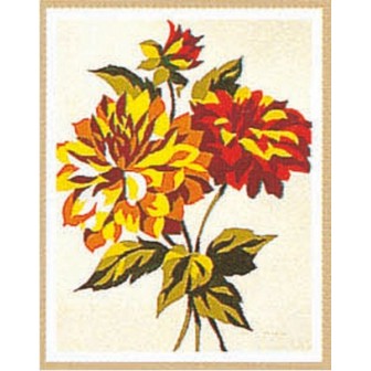 Embroidery kit Flowers 7