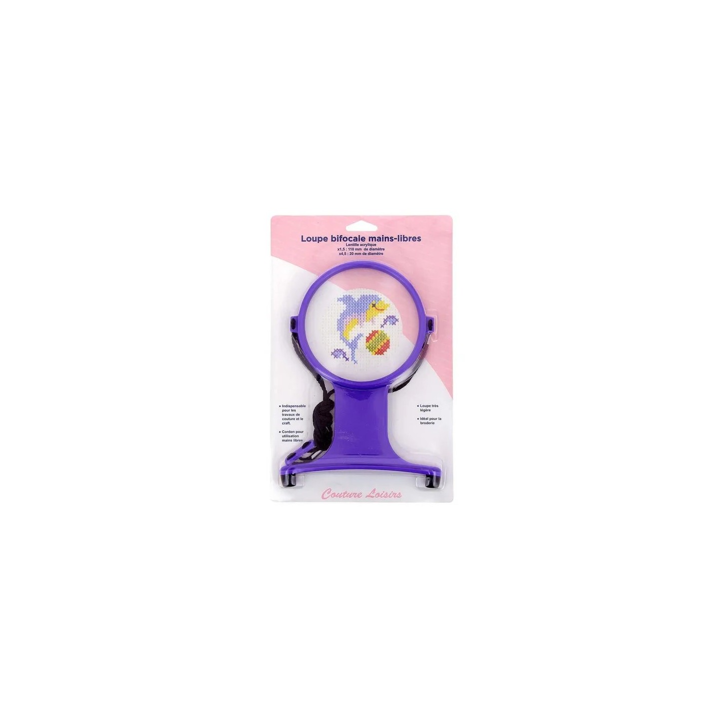 Magnifying lens 11,5 cm handsfree