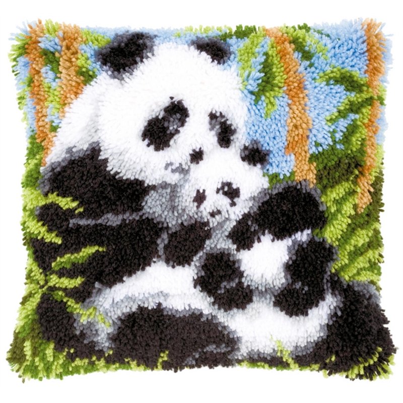 Knüpfkissenpackung Pandas 21853