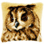 Kit coussin au point noué Hibou brun 21650