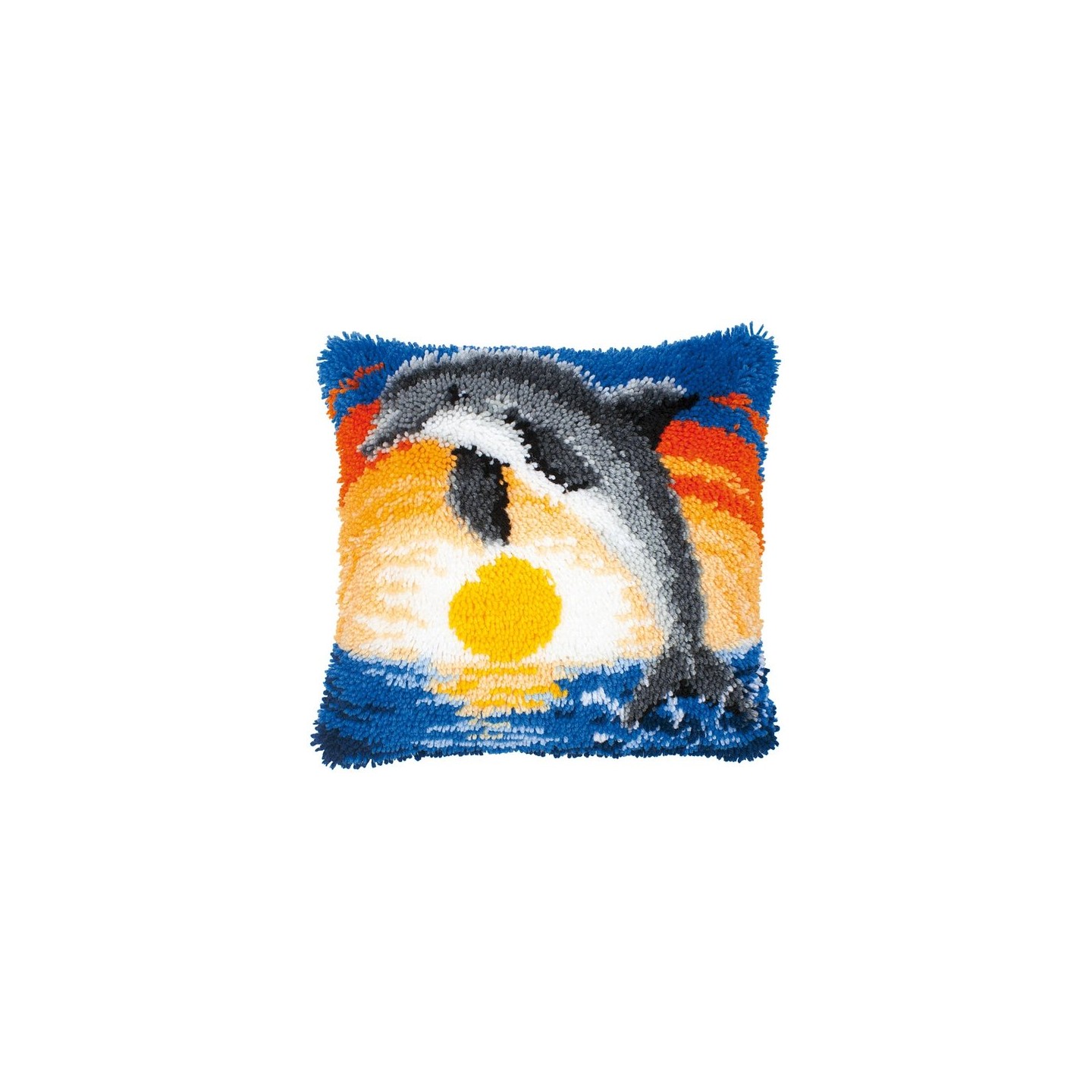 Latch hook cushion kit Dolphins 14122