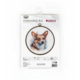 Embroidery kit Welsh Corgi