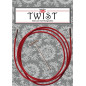 Twist Rode kabel 93cm small