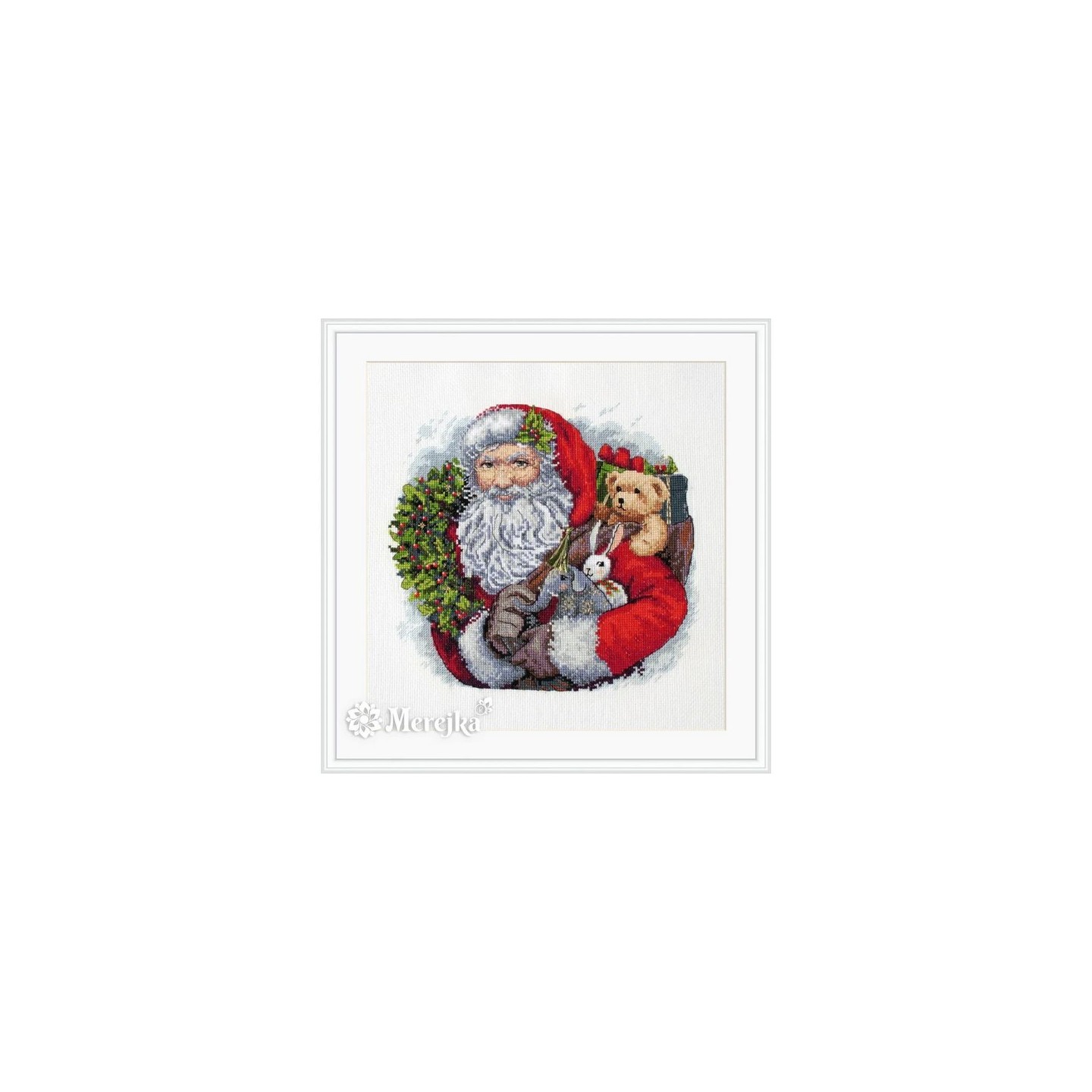 Merejka Borduurpakket Kerstman 