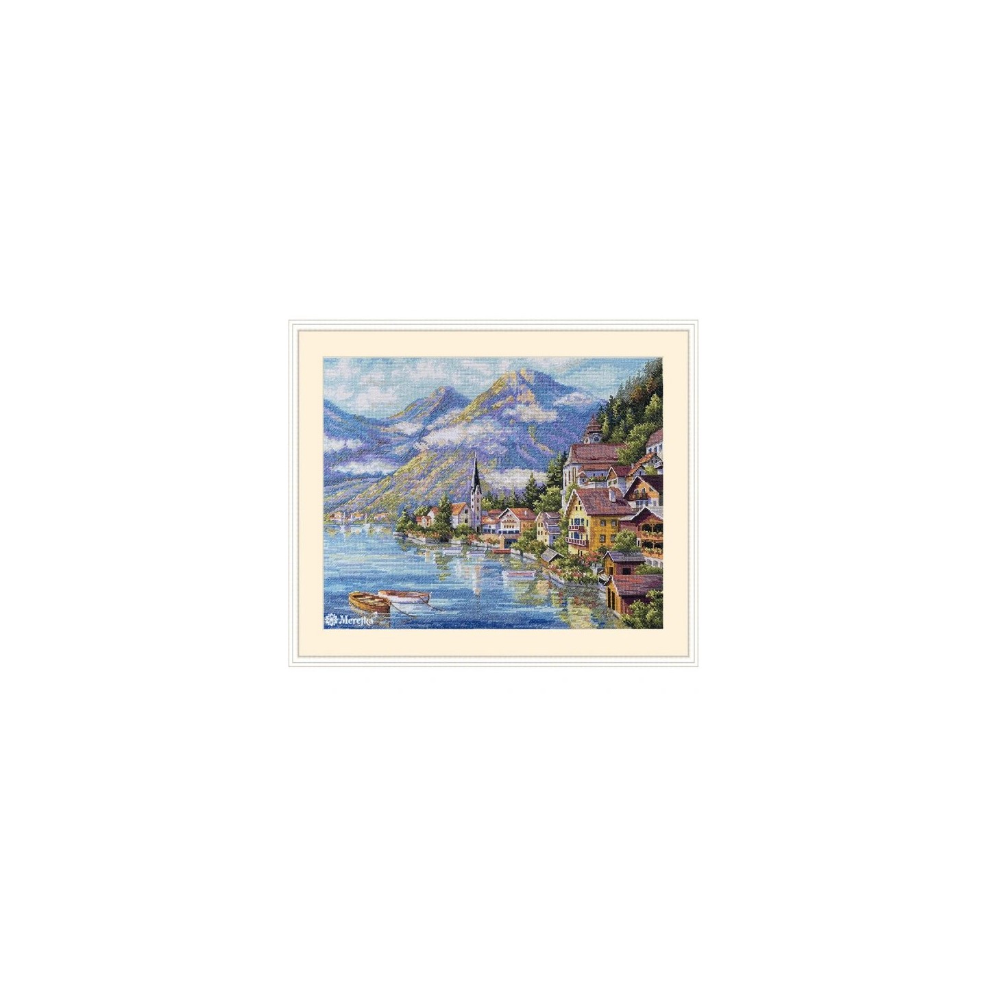 Merejka Embroidery kit Alpine Village