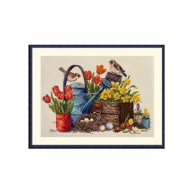 Merejka Borduurpakket Lentetuin 