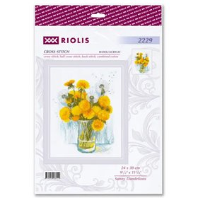 Kit de broderie Pissenlits ensoleillés