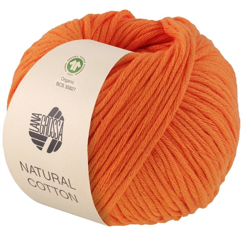 Natural Cotton Gots Oranje 06