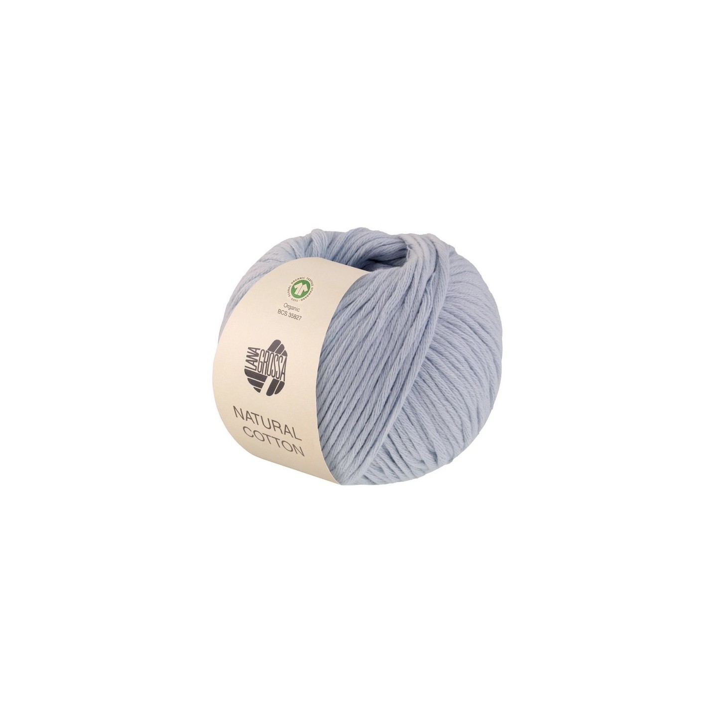 Natural Cotton Gots Hellblau 12