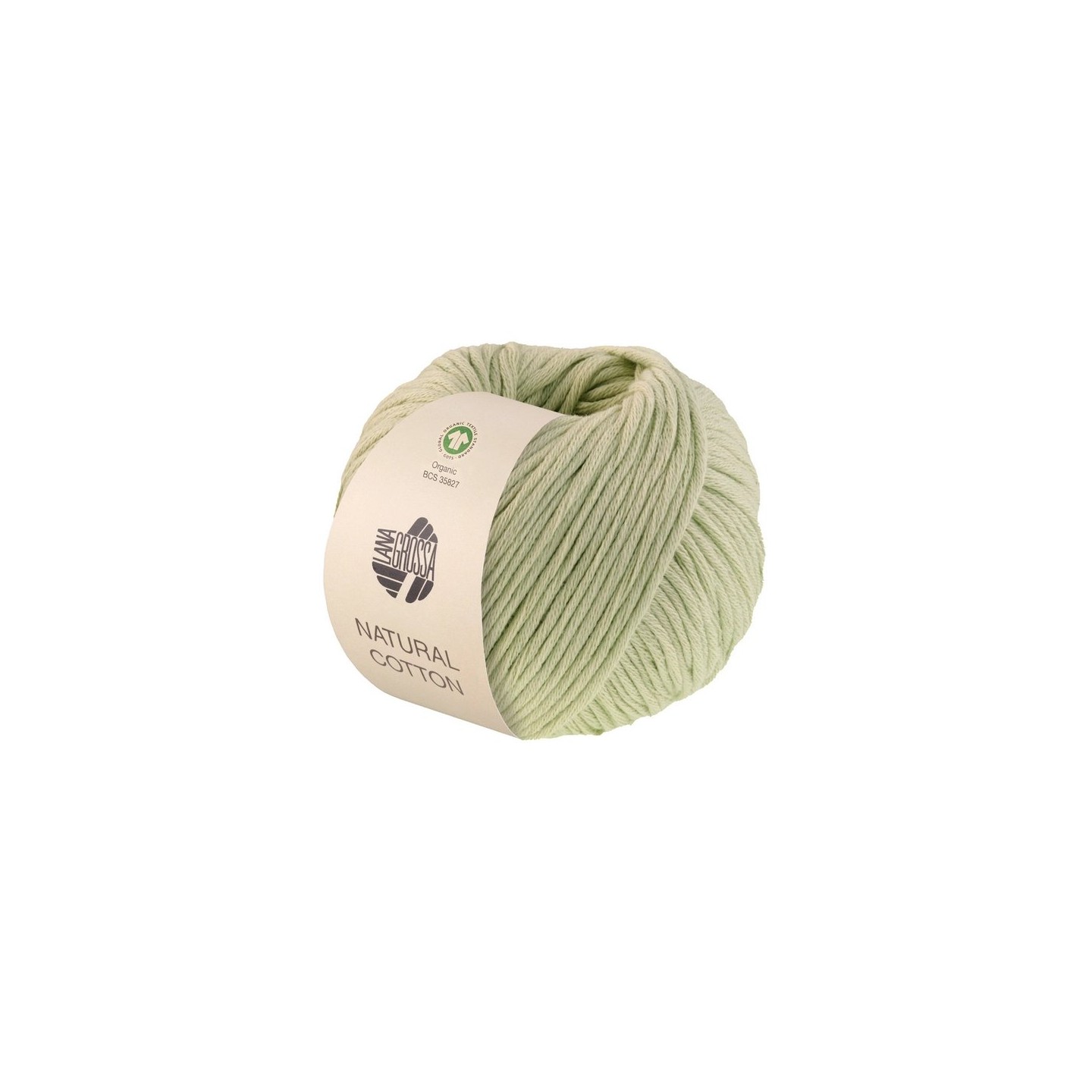 Natural Cotton Gots Blassgrün 01