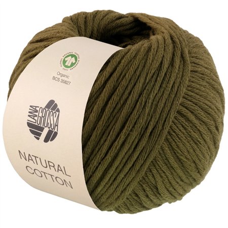 Natural Cotton Gots Moss green 02