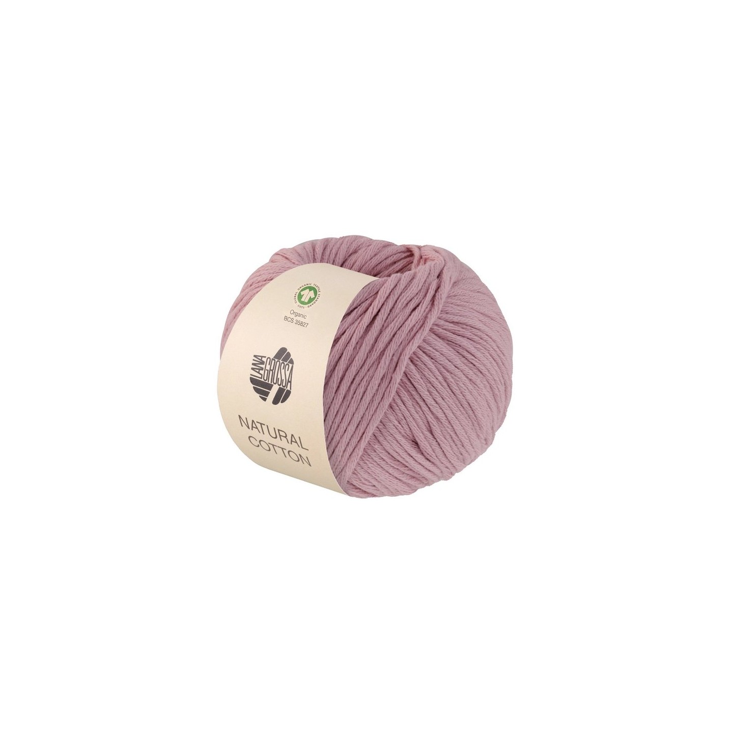 Lana Grossa Natural Cotton Gots Oud Roze 11