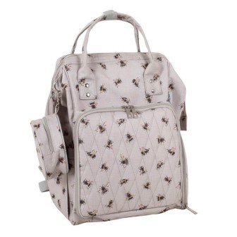 Knitting and crochet backpack Bees