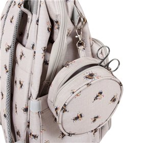 Knitting and crochet backpack Bees