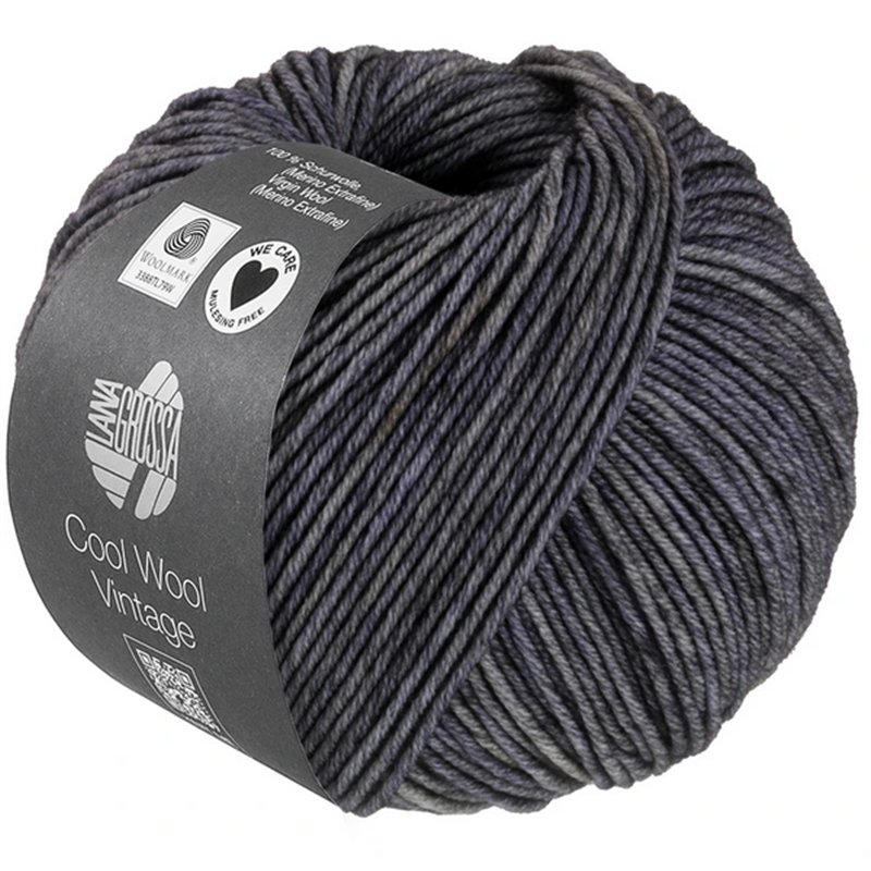 Cool Wool Vintage Gris Foncé 7391