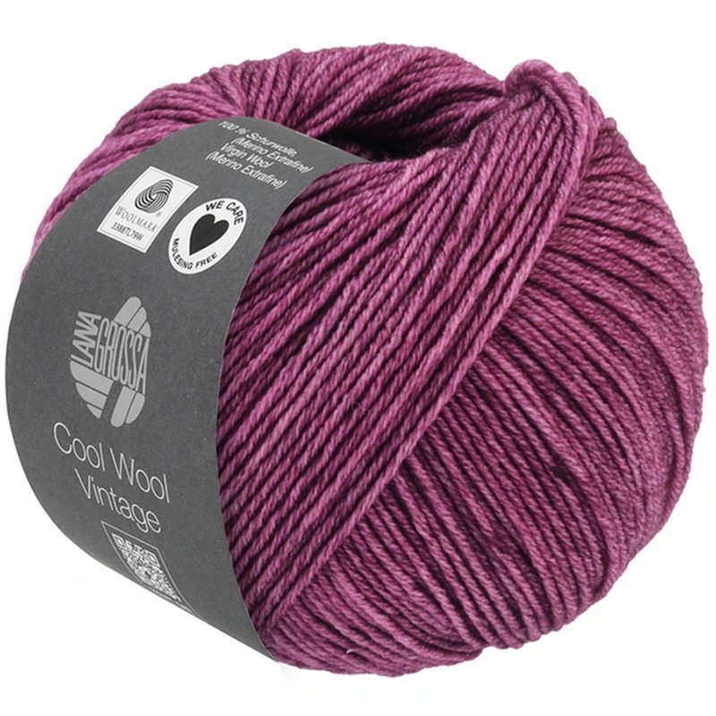 Cool Wool Vintage Pflaume 7365