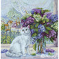 Kit de broderie Ambiance printanière Kit de broderie Ambiance printanière