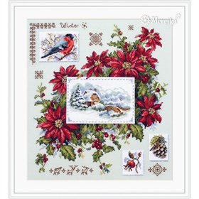 Kit de broderie Échantillon d'hiver