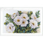 Kit de broderie Fleurs blanches Kit de broderie Fleurs blanches