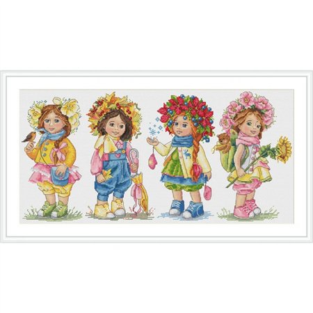 Embroidery kit Sisters