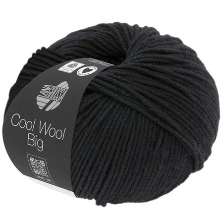 Lana Grossa Cool Wool Big zwart 0627