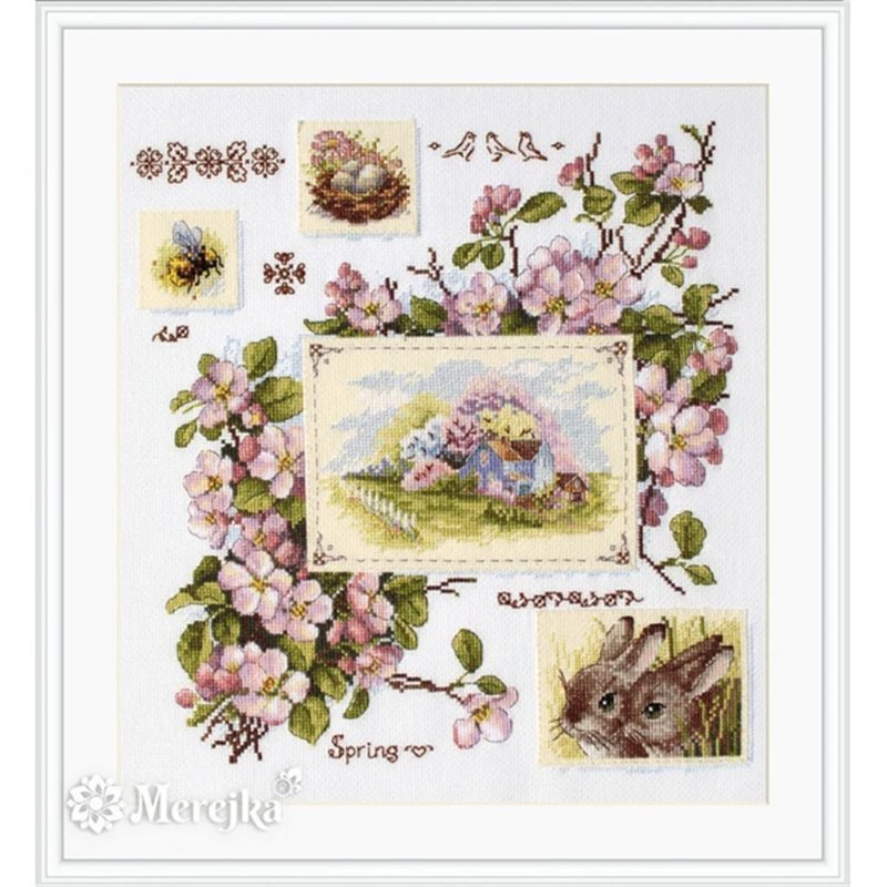 Embroidery kit Spring Sampler Embroidery kit Spring Sampler