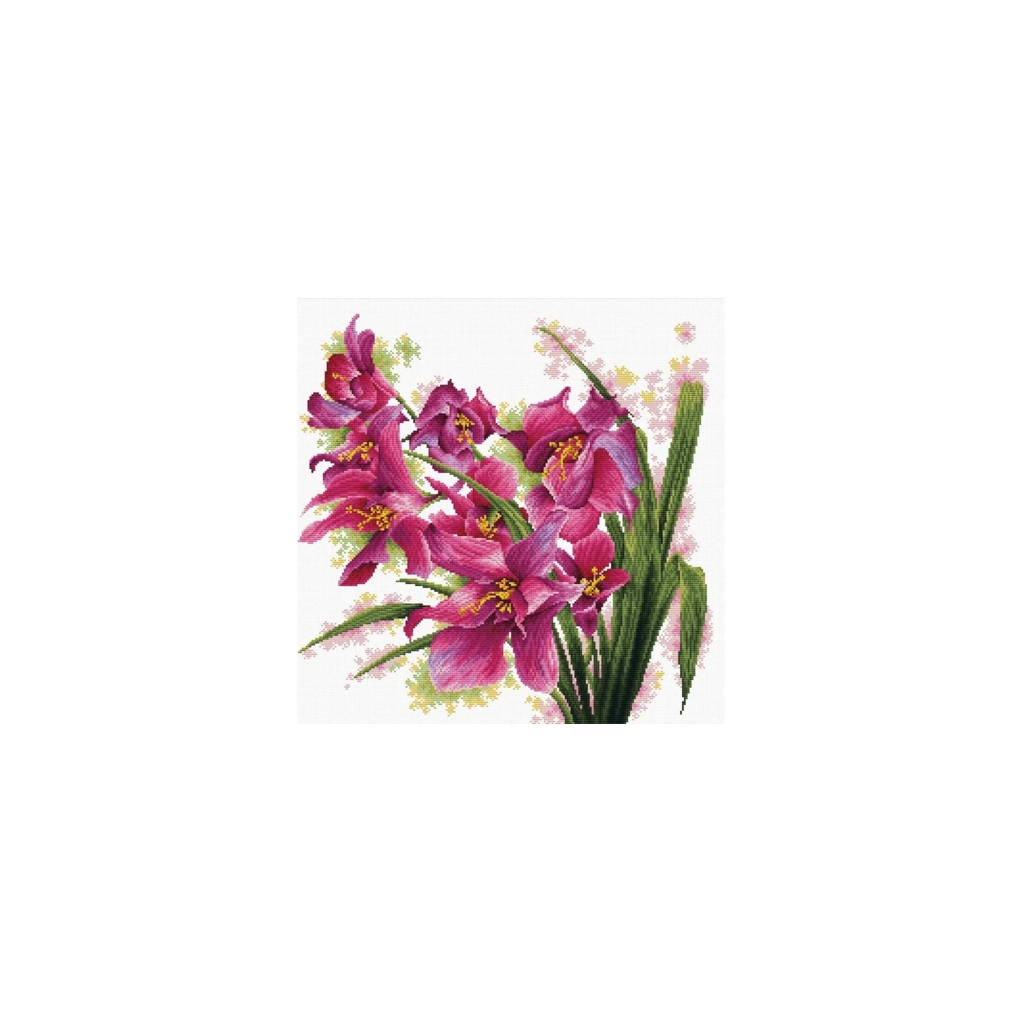 Borduurpakket Prachtige orchideeën