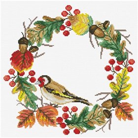 Borduurpakket Herfstkrans