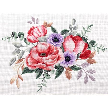 Embroidery kit Elegant Bouquet