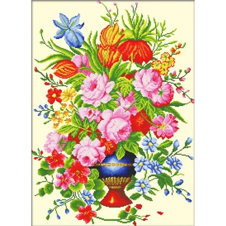 Borduurpakket Elegant bloemstuk
