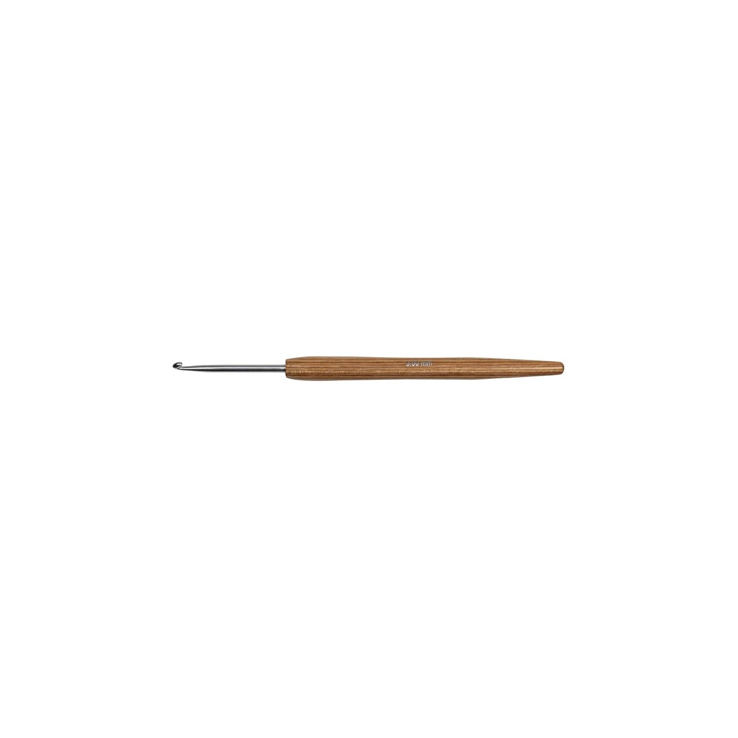 Wollhäkelnadeln mit Holz-Griff 3 mm