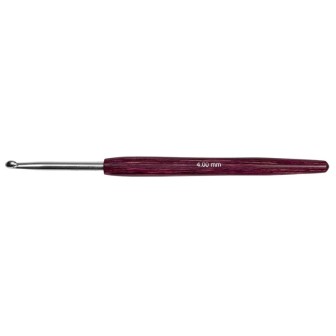 Crochet hook woodgrip 4 mm