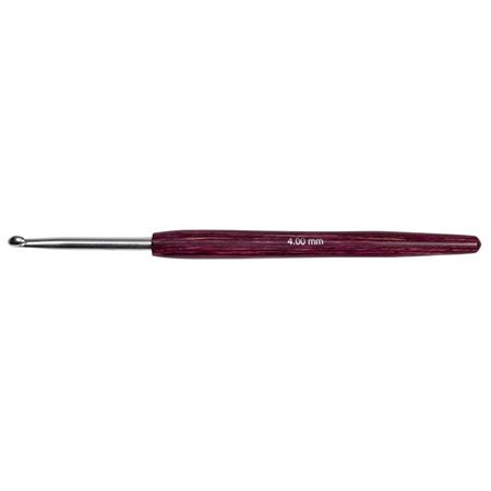 Crochet hook woodgrip 4 mm