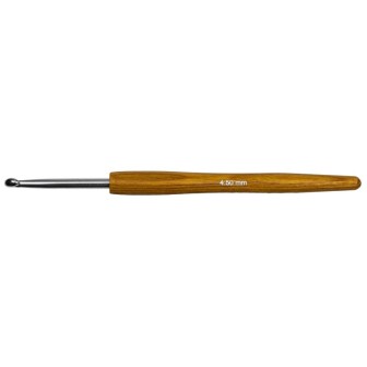 Crochet hook woodgrip 4,5 mm