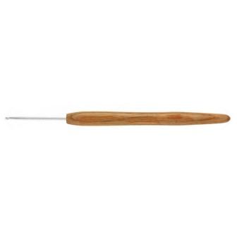 Wollhäkelnadeln mit Holz-Griff 2 mm