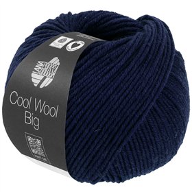 Lana Grossa Cool Wool Big Mélange Nachtblauw 1694