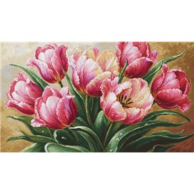 Luca-S Stickset Anmutige Tulpen