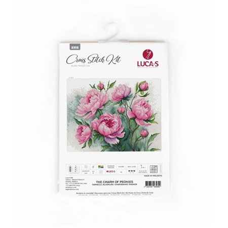 Embroidery kit The Charm of Peonies