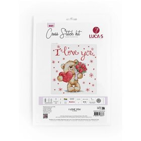 Luca-S Kit de broderie Je T'aime