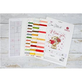 Luca-S Kit de broderie Je T'aime