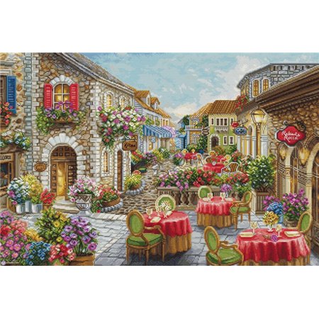 Kit de broderie Fiori Cafés