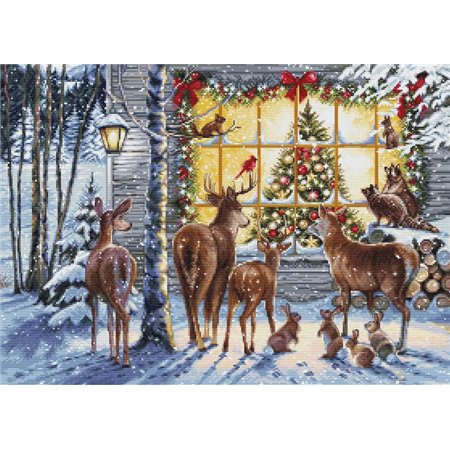 Embroidery kit Nosy Neighbours