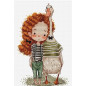 Embroidery kit  Lucy and The Goose